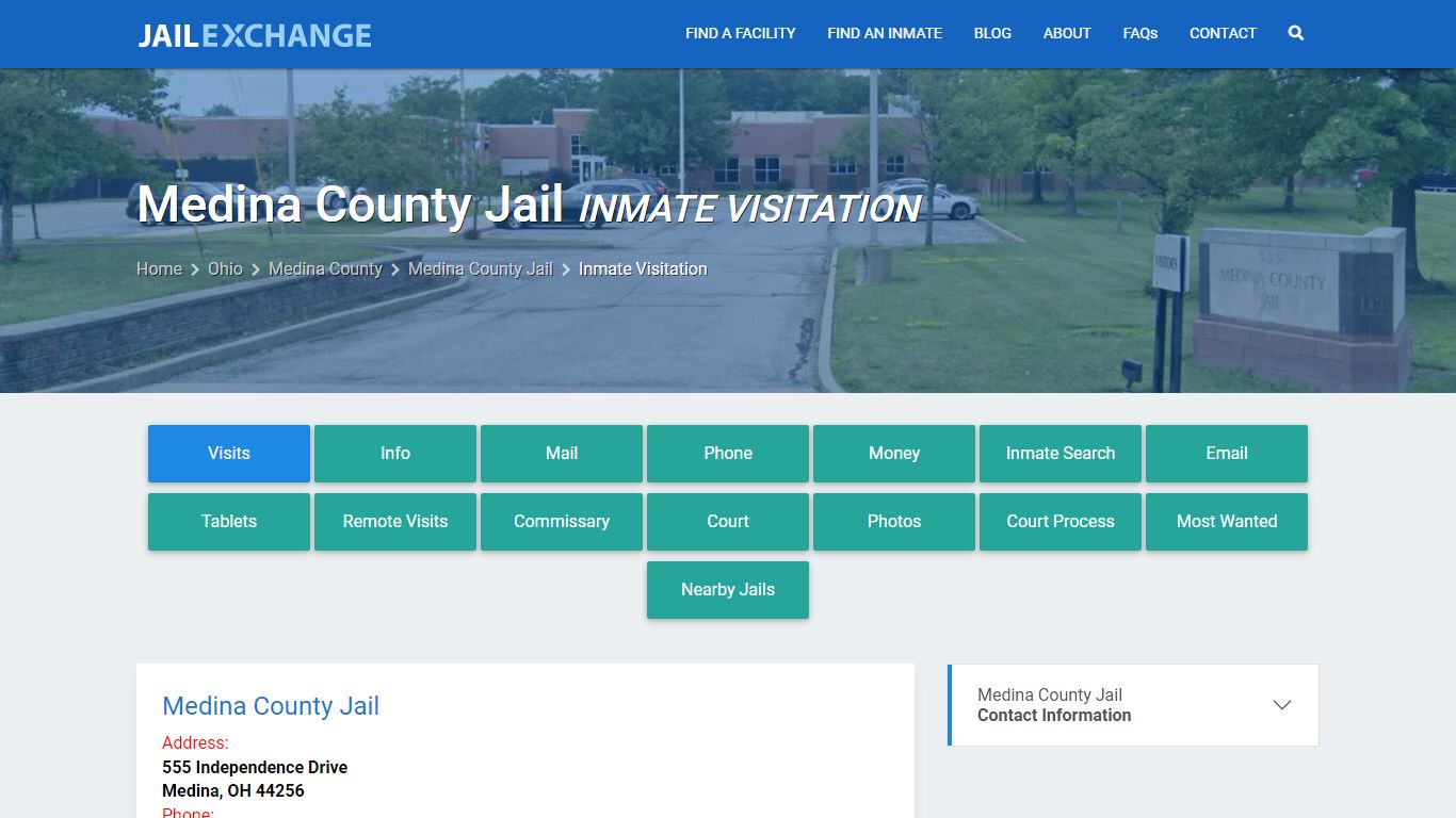 Inmate Visitation - Medina County Jail, OH - Jail Exchange
